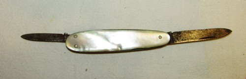 Petit couteau poche nacre - petit, de