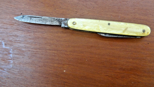 Ancien petit couteau - pliant, de